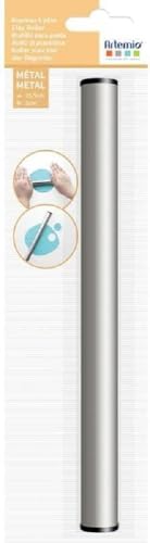 Rouleau Métal pour Pâte à Modeler 20 mmx23 cm