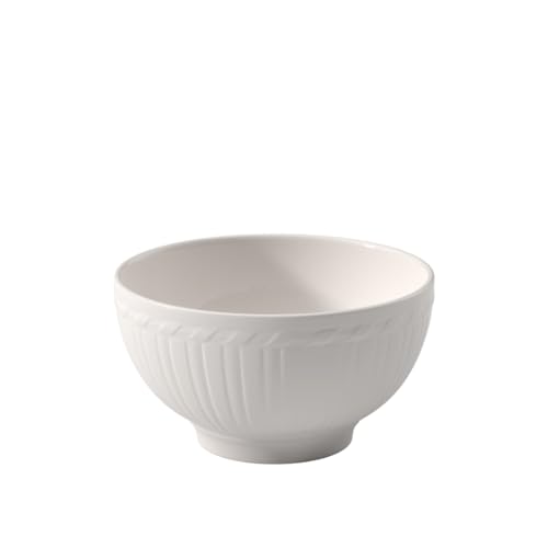 Villeroy & Boch Cellini Rice Bowl, 20 oz, Premium Porcelain, White