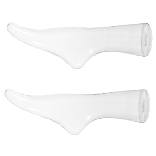 ULTECHNOVO 2pcs Foot Mannequin Props Display Sock Model Display Mannequin Foot Anklet Display Holder Stocking Mannequin Ankle Bracelet Mannequin Feet Filler Transparent Polyethylene (