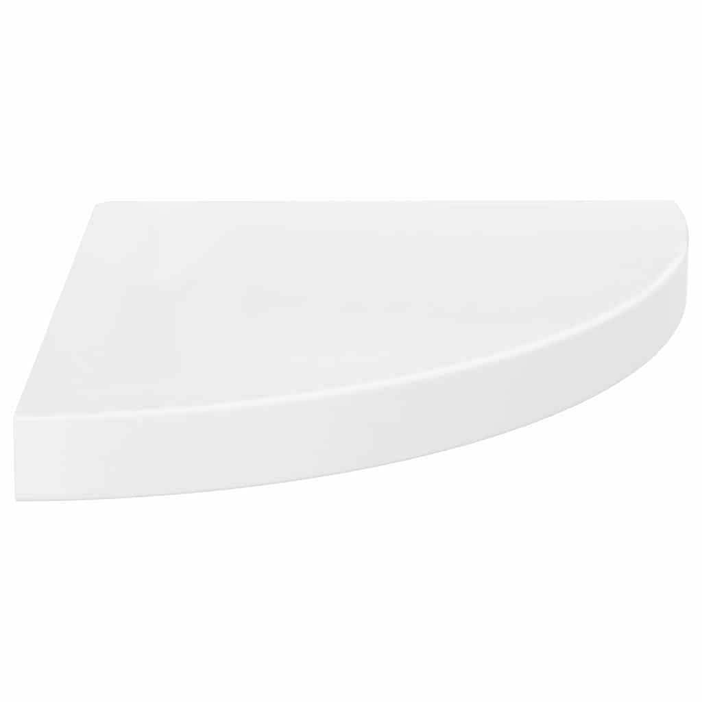Genérico Estante Flotante de Pared 2 uds MDF Blanco Brillo 35x35x3,8 cm,Mobiliario,Estanterías,Estantes y estanterías,323908