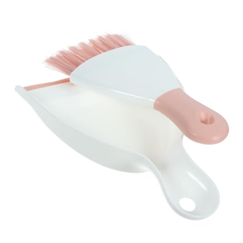 FOMIYES Mini Escoba y Recogedor Compacto para Escritorio y Teclado Cepillo Pequeño para Polvo Pelo y Suciedad Herramienta de Limpieza Multifunción para Interiores y Productos Digitales
