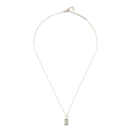 Emerald Cut Green Amethyst Necklace, 16' + 2' Chain