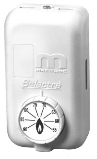 Maxitrol TD244 Wall Mount Space Temperature Selector, 55-90 Degree F Temperature Range