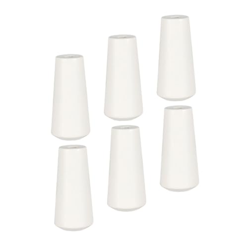 NUOBESTY Borlas De Cordón para Persianas De Madera Beige Claras, 6 Piezas, Accesorio De Repuesto Minimalista, Resistentes y Suaves, para Salón y Dormitorio, Pomo Colgante Sencillo