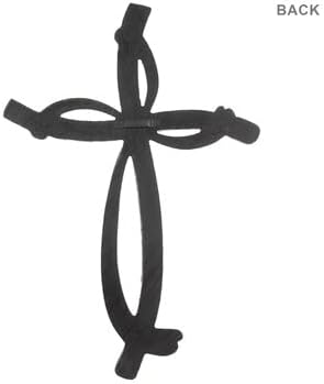 Twisted Wall Cross Resinl Wall Hanging Cross Home Decoration 13.5" Height