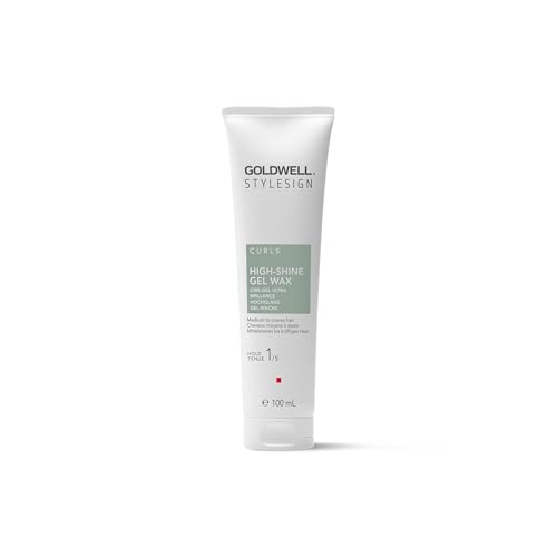 Goldwell StyleSign Curls Hochglanz Gel-Wachs – Glanz & Definition für Locken, starker Halt für mittelstarkes bis kräftiges Haar, 100 ml