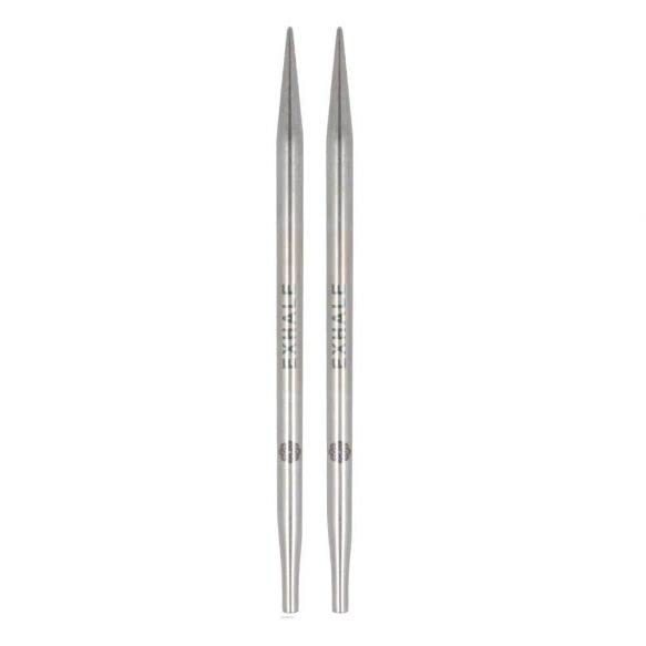 KnitPro The Mindful Collection Interchangeable Circular Needles 5" (13cm), Silver, 5.00mm
