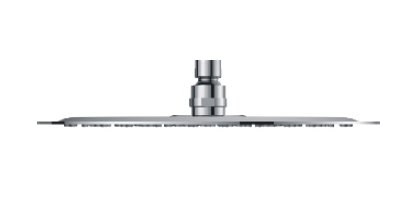 Omnires WGU120CR, Rociador de ducha de lluvia, ø20 cm ULTRA SLIMLINE, Chrome