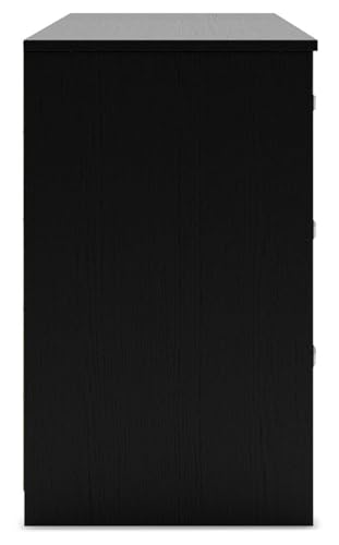 Signature Design by Ashley Finch 6-Drawer Black Dresser, Bedroom Chest - image 4