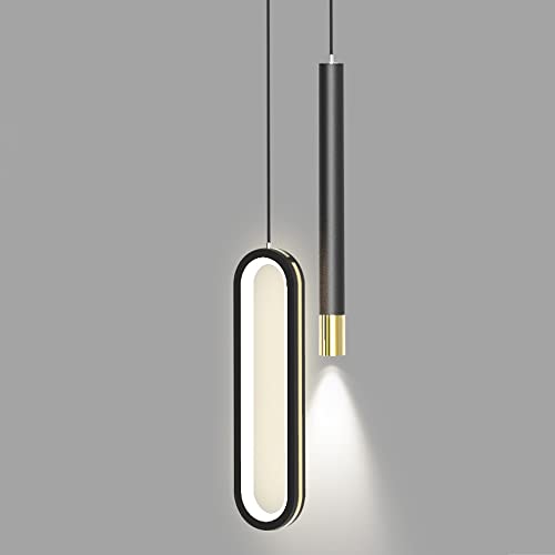 Pendentif classique LED en aluminium black gold au design d'exception