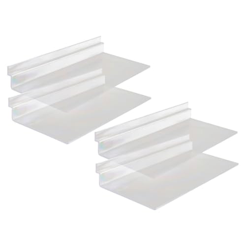 Balacoo Large Slatwall Shoe Rack Entryway Sneaker Shelf for Wall Display 4 Pack
