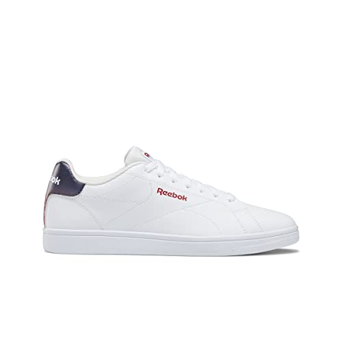 Reebok Royal Complete Clean 2, Basket Mixte, Chaussures Blanches Vector Navy Flash Red, 41 EU