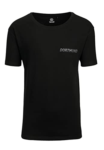 T-Shirt Homme Borussia Dortmund BVB Oversize en coton noir