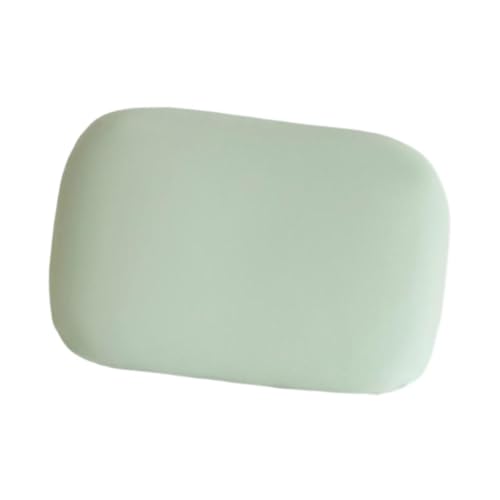 Folpus Almohada para siesta con cremallera, portátil, cómoda, multiusos, ergonómica, para el cuello, para el hogar y la oficina, Verde