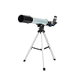 Telescopio perfecto, adecuado para  trípode, fácil de mover y usar. El telescopio para principiantes de astronomía con trípode hace que la observación sea más estable y proporciona un buen ambiente para aprender sobre la naturaleza y el universo. Use oculares H20mm y lentes lunares para ver todos los detalles de el cráter de la luna, y use oculares H6mm para ver objetos terrestres en la tierra.