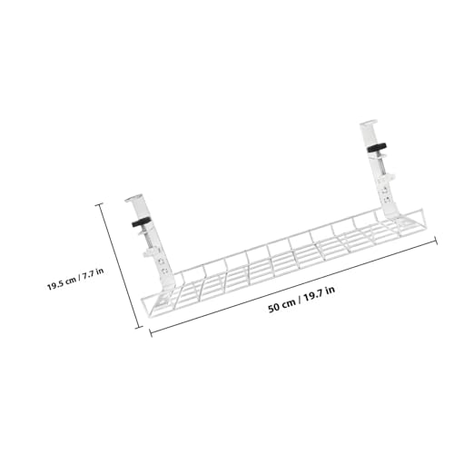 Organizador de Cables Toddmomy para Escritorio, Bandeja Porta Cables 500mm, Capacidad Grande, Sin Taladro, Almacenamiento para Oficina y Hogar miniatura 2