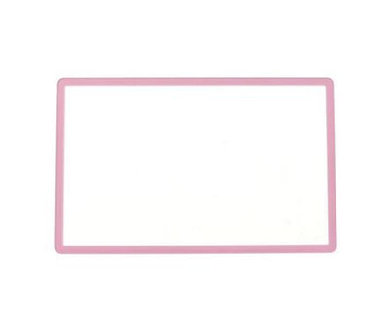 Image of Glass Up Screen Lens with Adhesive for 2DS Console Replacement (Pink)