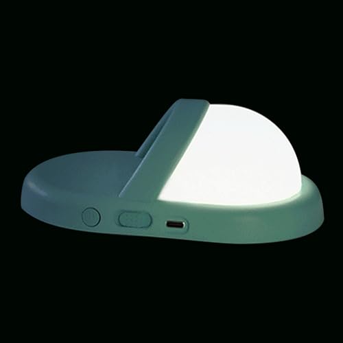 Générique Luce notturna Per | Lampada Da Comodino Pantofola,Luce Notturna Portatile A Forma Di Pantofola Con 3 Livelli Di Luminosità Per Ufficio, Camera, Nursery E Appartamento