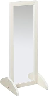ECR4Kids Toddler Single-Sided Bi-Directional Mirror, Kids Furniture, White Wash