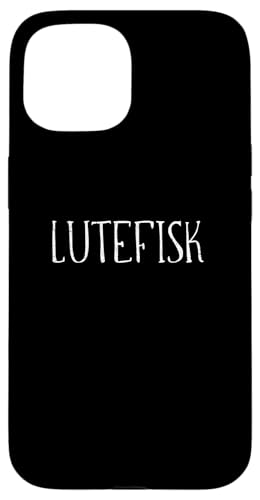 iPhone 15 Lutefisk Food Design For Men Women Kids Funny Lutefisk Case