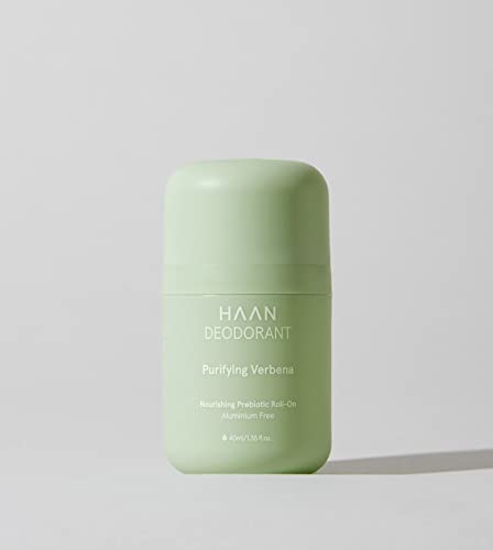 HAAN - Desodorante 40 ml - Ingredientes Naturales - Reciclable - Recargable - Vegano, No Testado en Animales - Aroma Purifying Verbena Cover