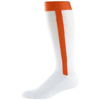 Youth Baseball Stirrup Socks - Orange