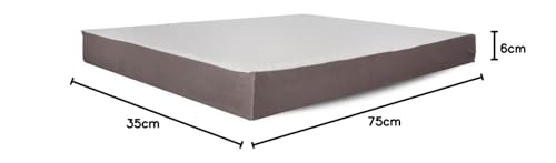 Image of Wakefit Orthopedic Memory Foam 6-inch Single Mattress (Medium, 75x35x6 inch)