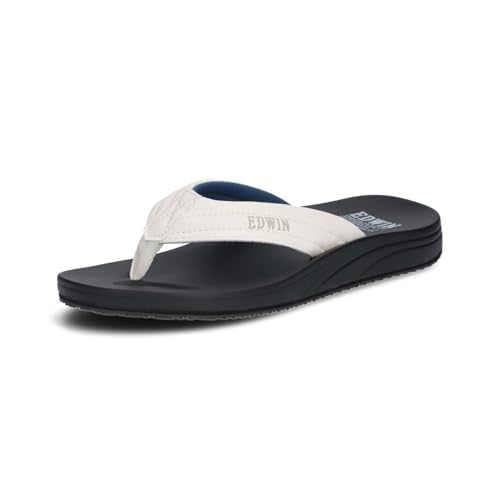 Edwin EW5124 Men's Flip Flops, white (002), L