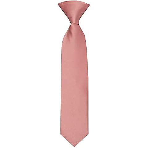 TIES R US Handmade Rose Gold Satin Tie Cover