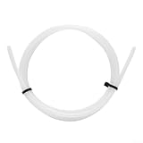 Hochleistungs-PTFE-Schlauch für 3D-Druckanwendungen mit außergewöhnlicher Flexibilität und geringer mittlerer Reibung (weiß-1 m)