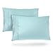 Cosy House Silky Soft High Quality Double Brushed Microfiber Pillowcase Sets - 1500 Collection 2 Piece Set - Wrinkle Free and Stain Resistant Hypoallergenic Best Pillow Covers ( Baby Blue, Standard)