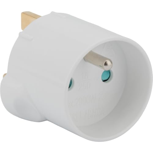 Zenitech - Adaptateur France vers Angleterre - 13A - fusible brochable