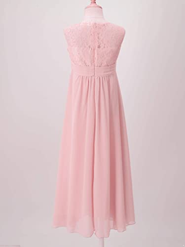 Kids Girls Floral Lace Chiffon Wedding Party Bridesmaid Prom Dress Junior Evening Ball Gowns Formal Wear3