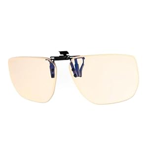 Horus X • Clip-On Clear • Aufsteckfilter für Korrektionsbrillen • Blaulichtfilter Brille • Hoher Schutz für Bildschirme (Videospiele, Konsole, Computer, PC) | Clear
