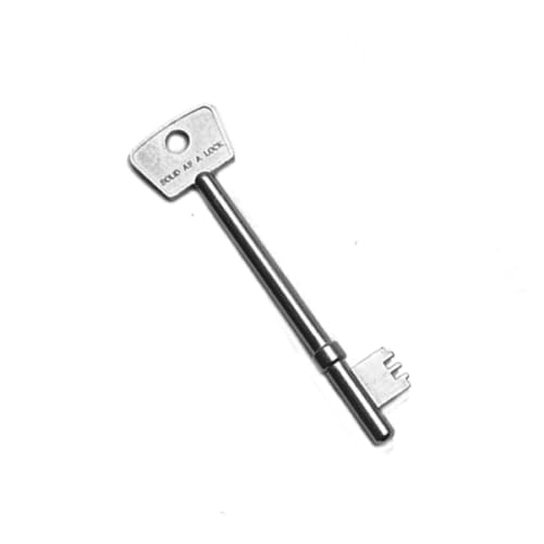 Radar Disabled Toilet Key Small Head Steel 90mm Long by Solid As A Lock Hardware