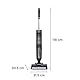 Rowenta X-Clean 4 kabelloser Nass- und Trockenstaubsauger, 2-in-1 Reinigung, 50 Min. Leistung, intelligente Schmutzerkennung, Selbstreinigungssystem, Dunkelgrau, GZ5037WO