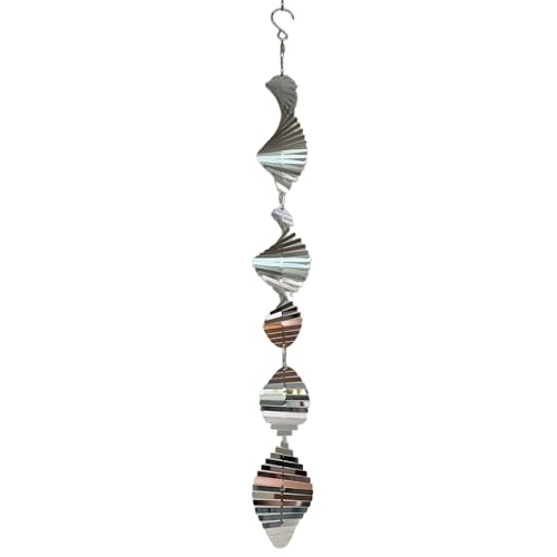 Barras repelentes de pájaros - 16x7x1cm Varillas reflectantes de aves | Varillas de miedo, hilanderos decorativos de metal brillante resistentes a la intemperie para patio jardín ventana granja