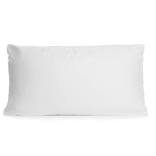 Purpura Home - Almohada para Cama Transpirable Antiacaros. Interior Fibra Hueca Siliconada. Exterior Microfibra Lavable. Almohadas Firmeza Blanda. Confortable y Adaptable al Cuello. Coral 90 cm