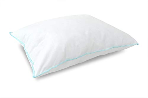 Oreiller pour bébé Anti-Allergique 44x35 | Housse 100% Coton | Traitement Ultra Doux et Anti-acariens Cover