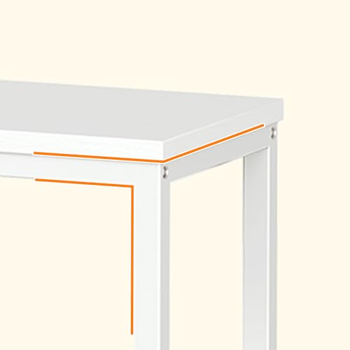 HOOBRO Schmal Konsolentisch mit Ablage, 75 x 22 x 75 cm Beistelltisch, Flurtisch, Kleiner Ausstellungstisch, Sofatisch für kleinen Raum… – Ansicht 6