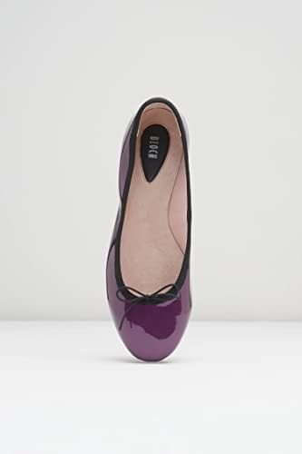 Bloch Women's Ascella Fashion Ballerina Shoe Ballet Flat, Purple Patent, 7.5 | Image 4