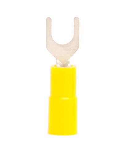 12-10 Awg Vinyl Insulated #6 Spade Terminal (100/Pkg)
