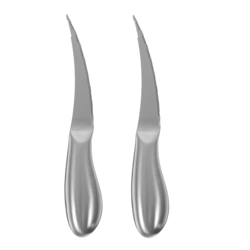 Holibanna Taglialegna per Gamberetti in Acciaio Inossidabile Strumento Pulizia dei Gamberetti 2 Pezzi di Taglialegna Pratici Cucina