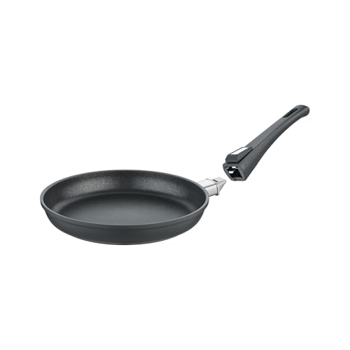 Berndes Vario Click Aluminium Bratpfanne 24 cm mit abnehmbarem Stiel – Induktion & allherdtauglich – PFOA-frei – antihaftversiegelt – spülmaschinengeeignet - backofengeeignet