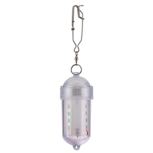 [Luminosità potente] Con 60 lumen di luminosità e una portata impressionante fino a 10 metri, questa luce fornisce un'illuminazione stabile e uniforme sott'acqua, migliorando la visibilità durante la pesca.