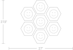 Miniatura 3 de CanvasChamp Impresiones fotográficas hexagonales, arte de pared hexagonal, decora tu pared con impresiones hexagonales, lienzo enmarcado (7