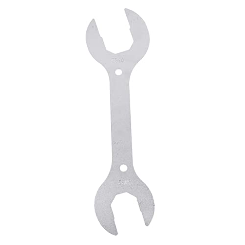 SM SunniMix Bike Headset Wrench Multi-Function Front Fork Spanner Axis Repair Tool Stainless Steel Easy to Use Suitable for Cyclists Maintenance