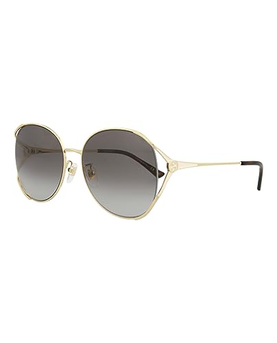 Gucci Round/Oval Sunglasses Gold Gold Grey Luxury Eyewear Made In Italy Metal Frame Designer Fashion for Everyday Luxury2