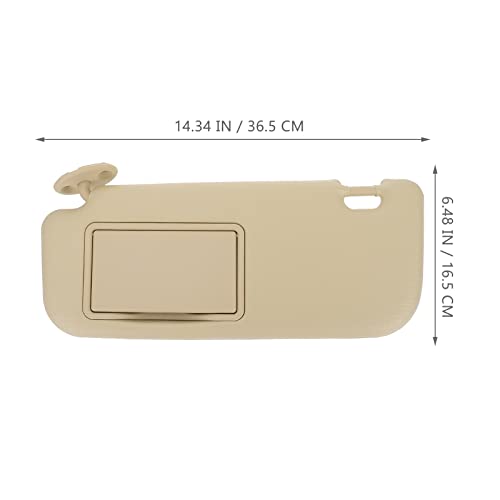 VICASKY Viseira de sol para para-brisa lateral do motorista de carro para substituição interior auto