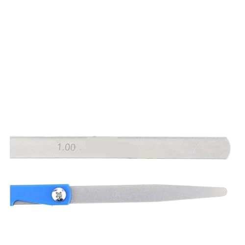Calibrador de espesores (gauge) para medición de holguras y espesores, en pulgadas, herramienta de acero para válvulas y ajustes miniatura 5